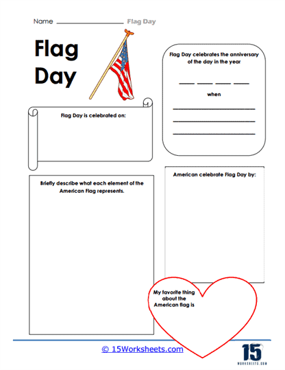 Flag Reflections Worksheet
