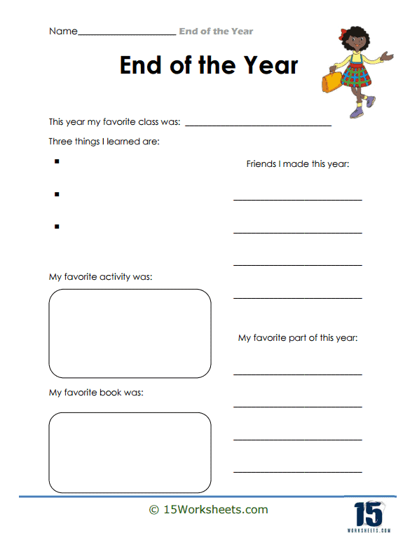 Memory Medal Worksheet