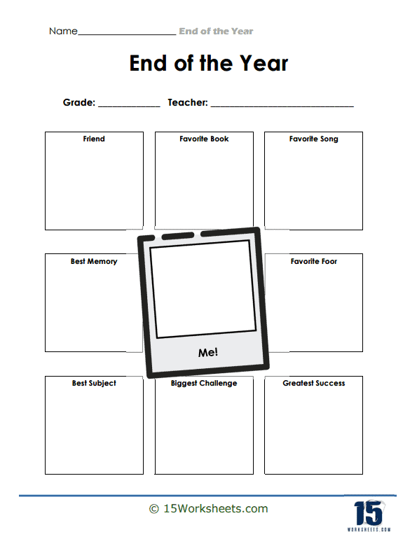 Year Snapshot Worksheet