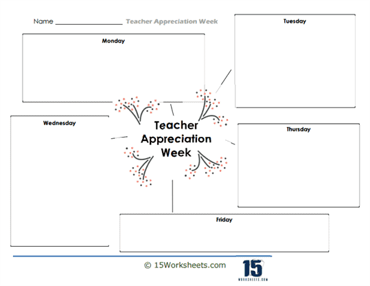 Daily Thanks Worksheet
