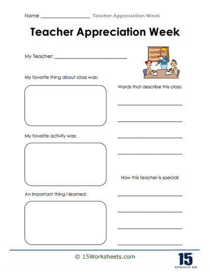 Class Snapshot Worksheet