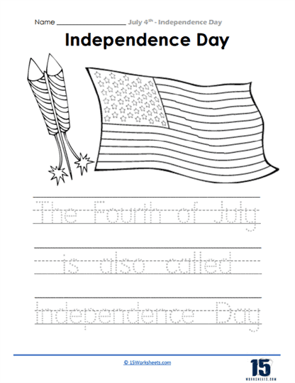 Star Spangled Worksheet
