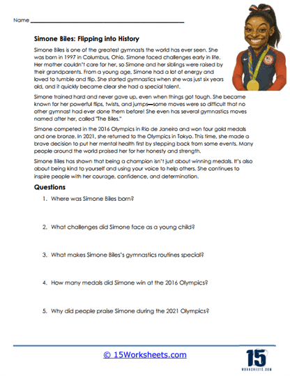 Women's History Month Worksheets