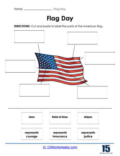 Flag Labels Worksheet