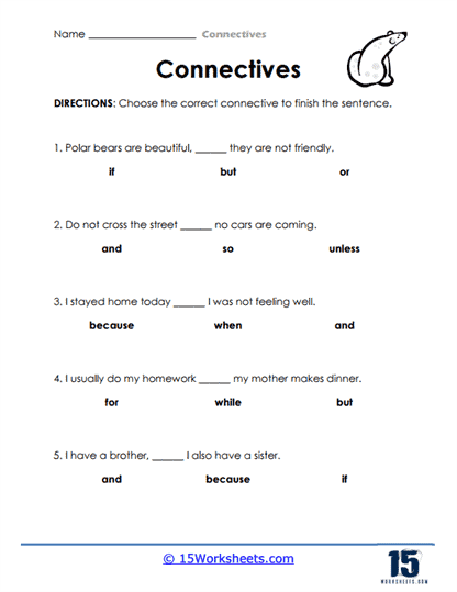 Link Logic Worksheet