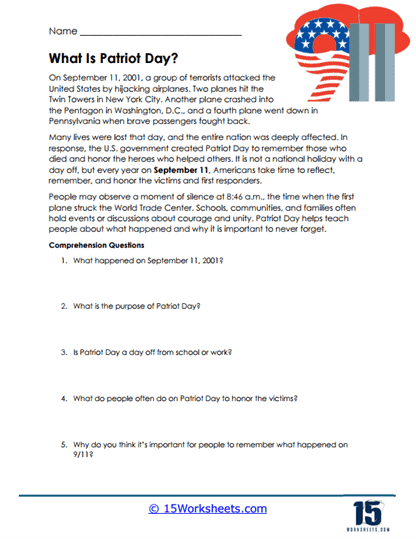 Patriot Purpose Worksheet
