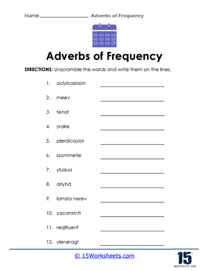 Word Twist Worksheet