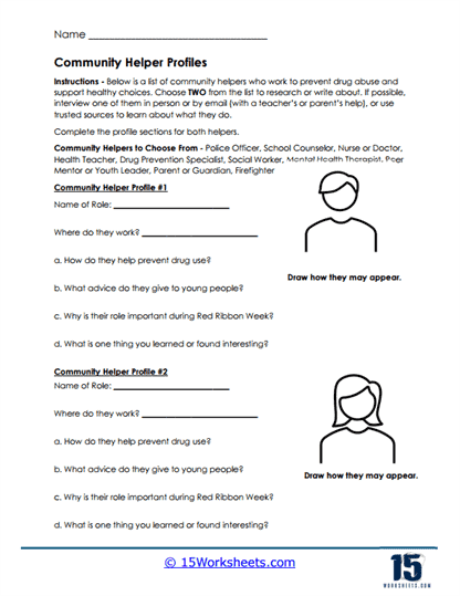 Helper Heroes Worksheet