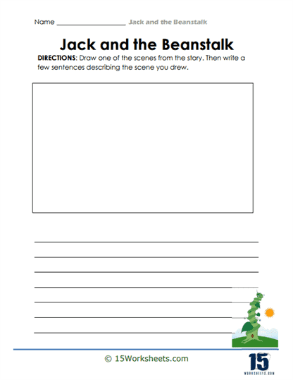 Scene Sketch Worksheet