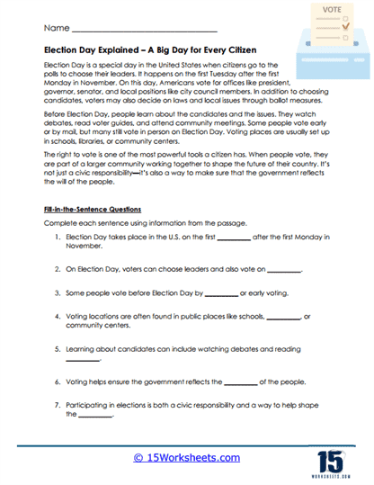 Tiring Tuesdays Worksheet