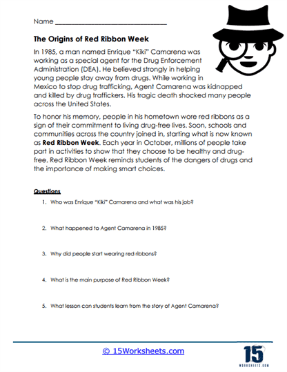Ribbon Roots Worksheet