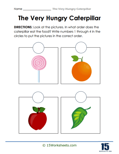 Food Order Worksheet