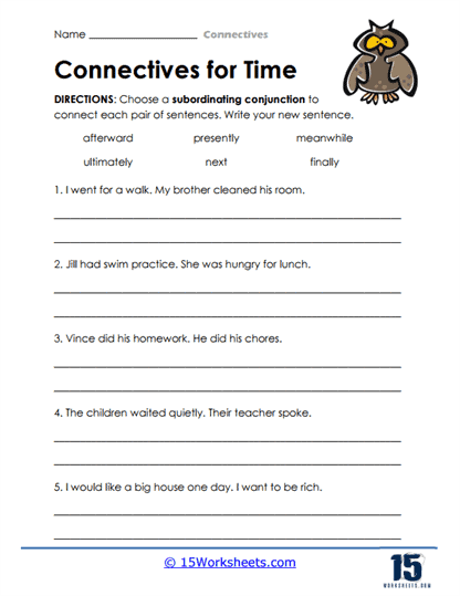 Time Talk Worksheet