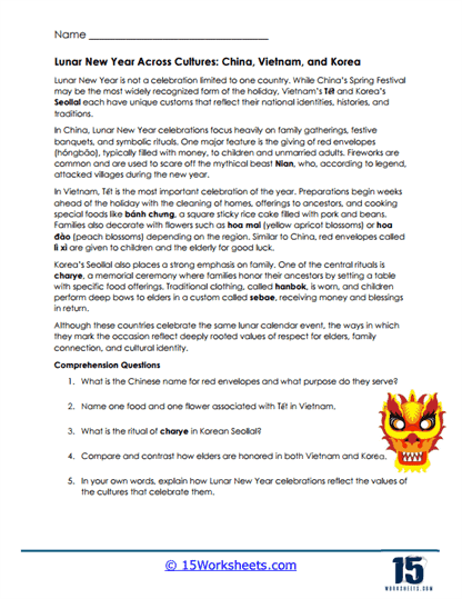 Cultural Kaleidoscope Worksheet