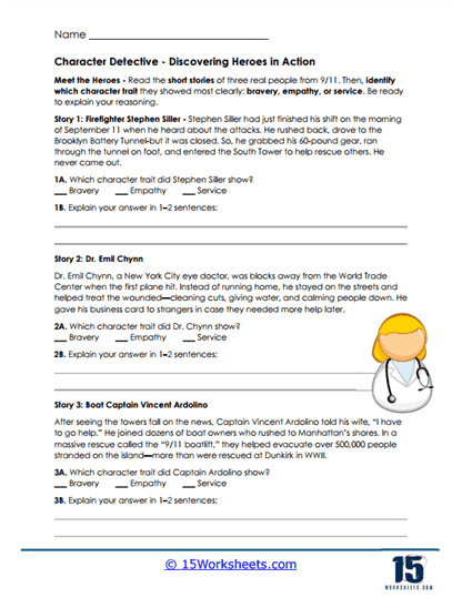Hero Hunt Worksheet