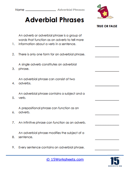 Truth Test Worksheet