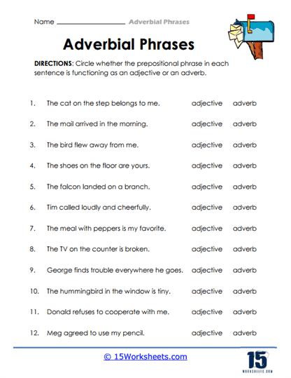 Phrase Matcher Worksheet