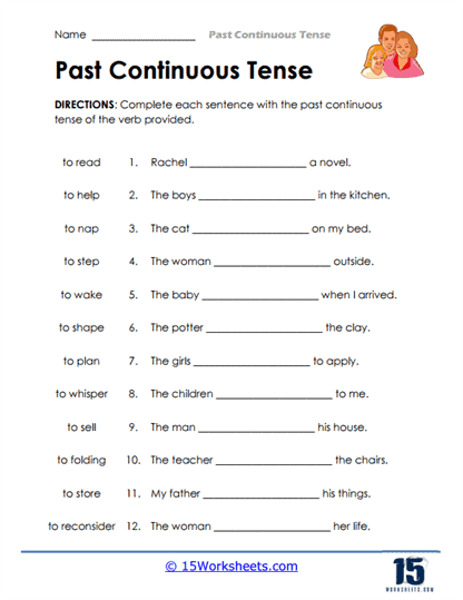 Sentence Completer Worksheet