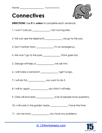 Decision Time Worksheet