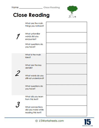 Reading Roots Worksheet