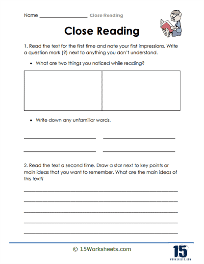 Double Focus Worksheet