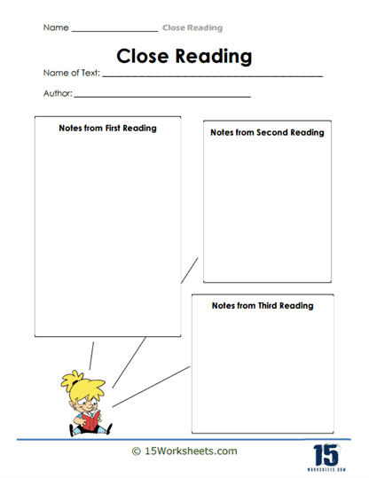 Layered Notes Worksheet