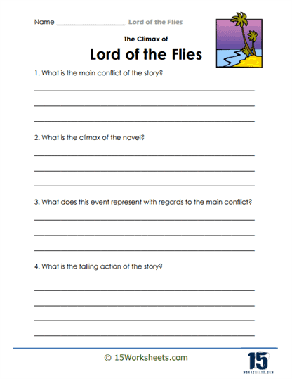 Conflict Climax Worksheet