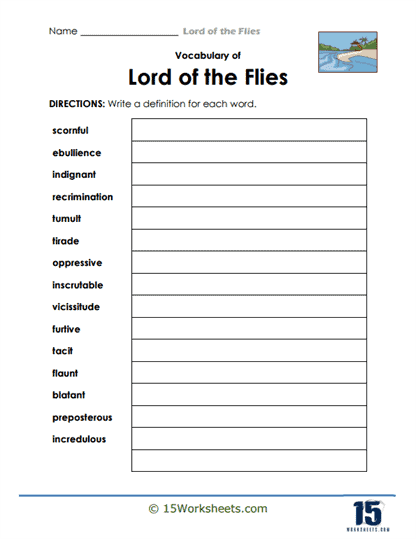 Word Builders Worksheet