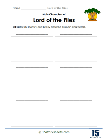 Character Chart Worksheet