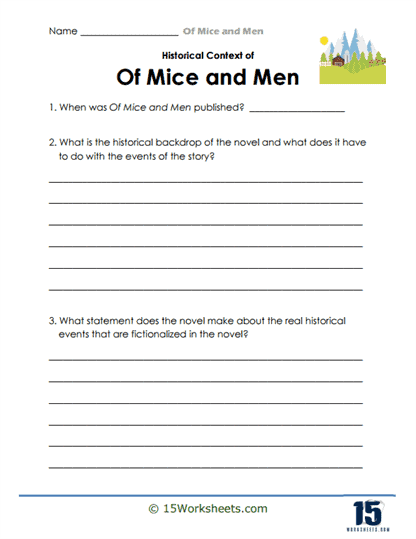 History Lens Worksheet