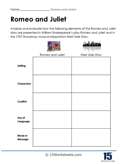 Story Shift Worksheet