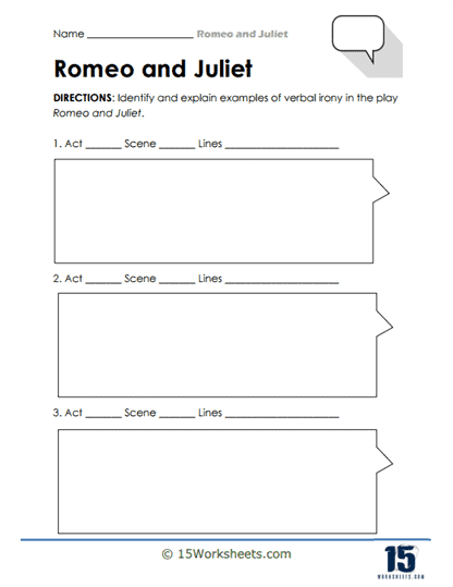 Irony Insights Worksheet