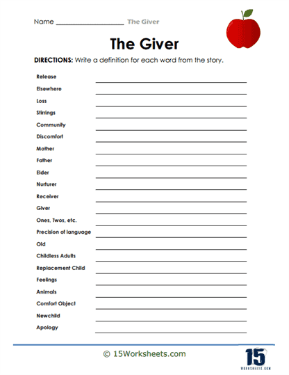 Word Banky Worksheet