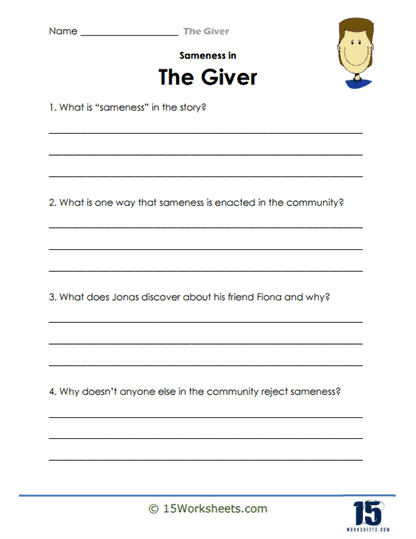 Sameness Study Worksheet