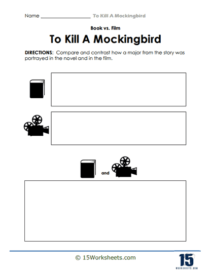 Book vs. Screen Worksheet