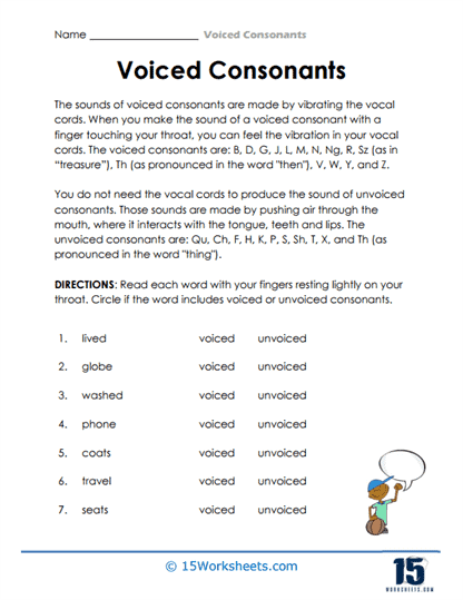 Sound Vibes Worksheet