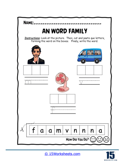 Letter Builder Worksheet