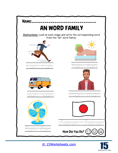 Word Write Worksheet