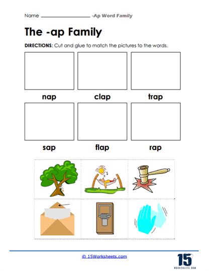 Cut and Glue Worksheet