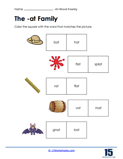 Word Picker Worksheet