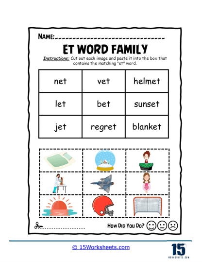 Word Patch Puzzle Worksheet