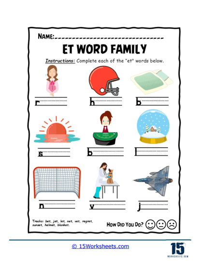 Blanket Blanks Worksheet