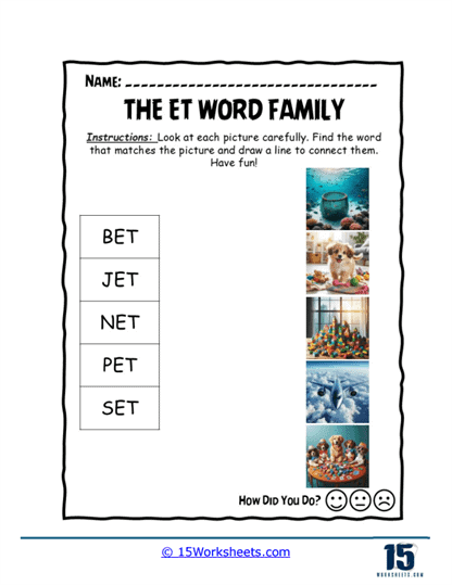 Picture Pairs Worksheet