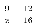 Football Proportion Equation