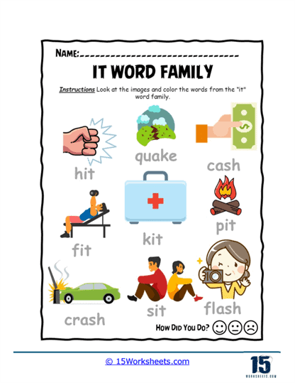 Word Hunt Worksheet