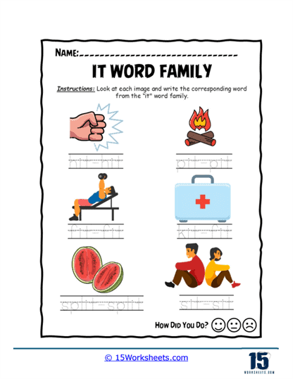 Trace & Write Worksheet