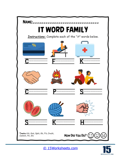 Fill-in Fun Worksheet