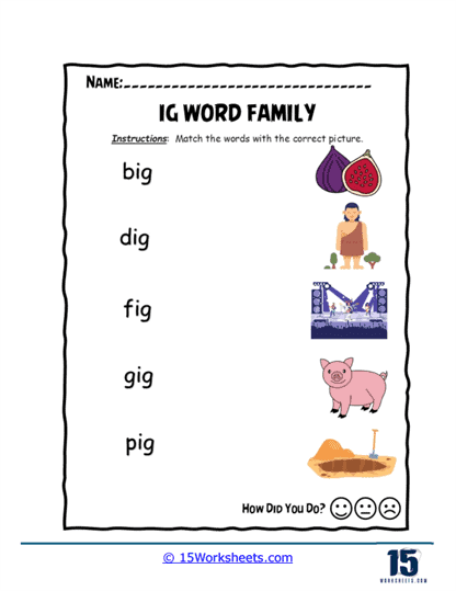 Picture Match Worksheet