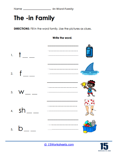 Clue Write Worksheet