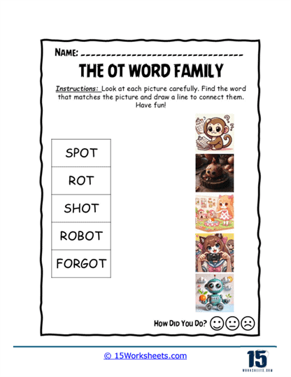 Dot Spot Worksheet